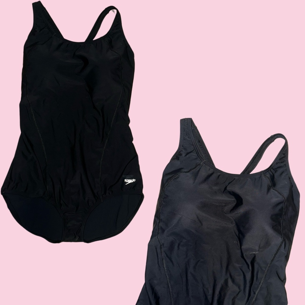SPEEDO size 18 women’s black one piece suit